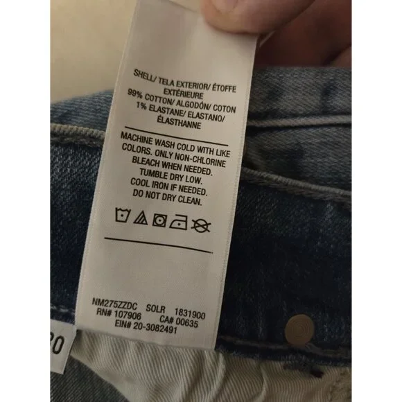 Hudson Blake Slim Straight Light Wash Men's Jeans Size 30